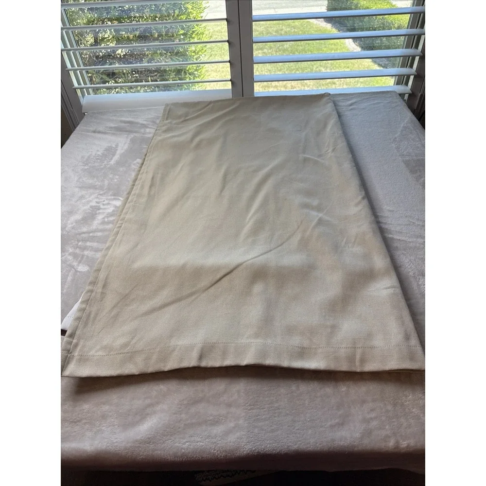 Pottery Barn Blackout Curtain Panels Oatmeal Beige 50